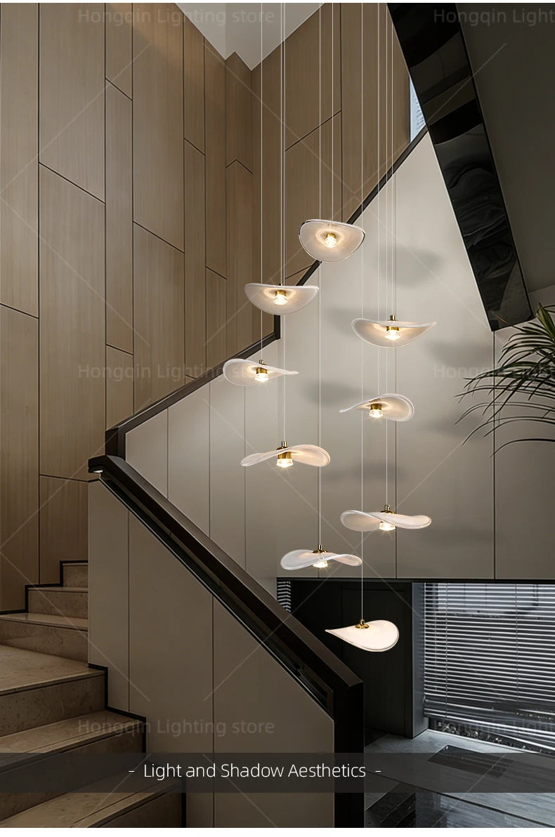Nordic Stone Pendant Chandelier
