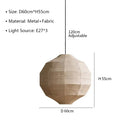 Wabi-Sabi Fabric Pendant Lamp