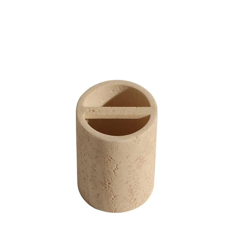 Travertine 4-Piece Bath Set