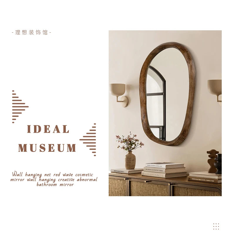 Irregular Magnifying Vanity Mirror