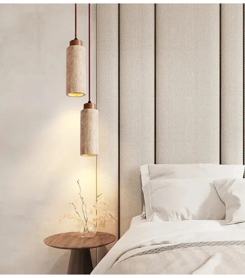 Wabi-Sabi Stone Pendant Chandelier