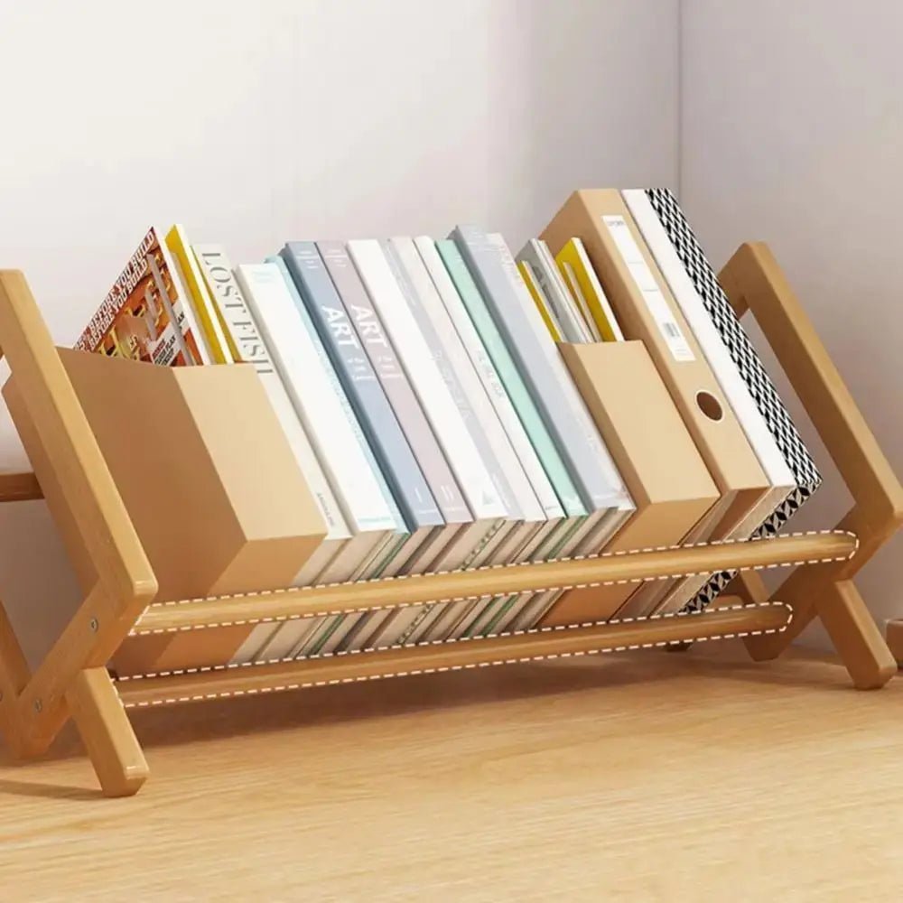 Bamboo Desktop Bookshelf