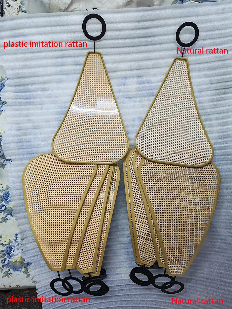 Nordic Rattan Pendant Chandelier