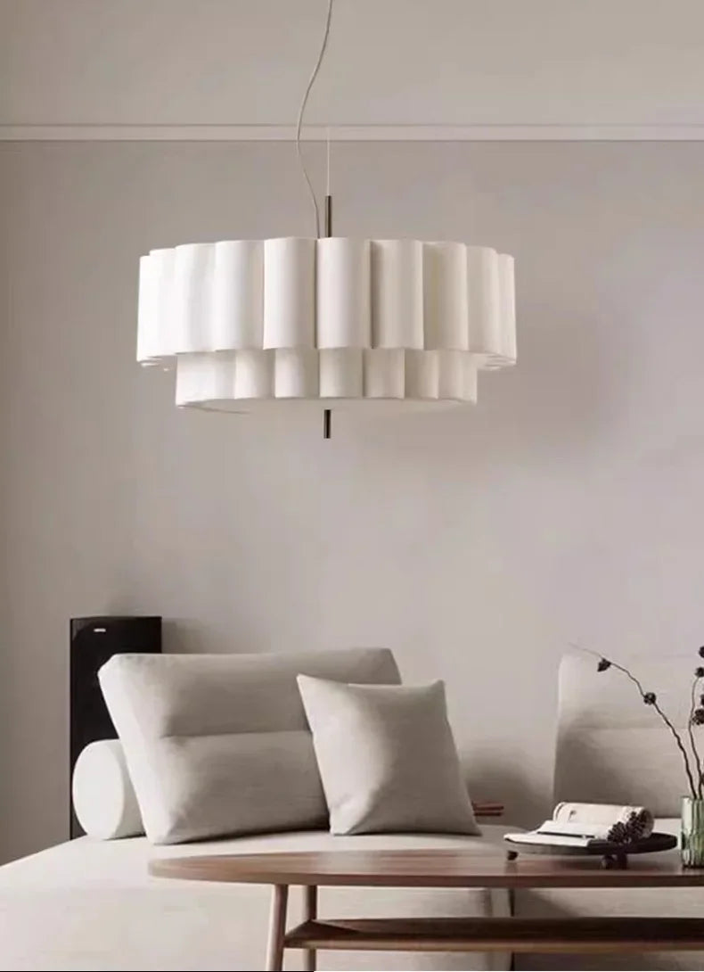 Wabi-Sabi Fabric Pendant Lamp