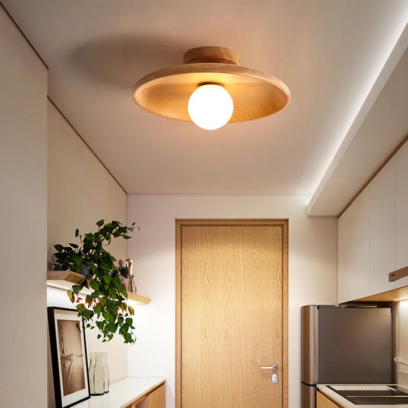Japanese Bamboo Ceiling Light