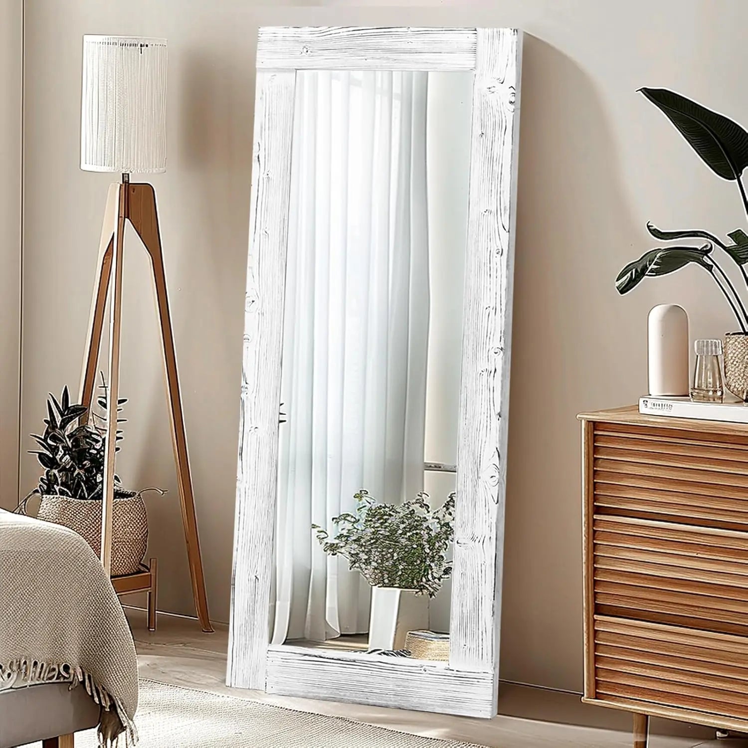 Arched Full-Length Wall Mirror