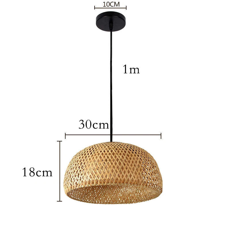Japanese Bamboo Pendant Lamp