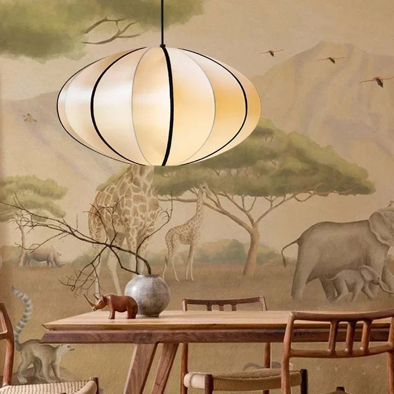 Wabi-Sabi Fabric Pendant Chandelier