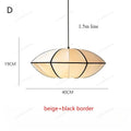 Wabi-Sabi Fabric Pendant Chandelier