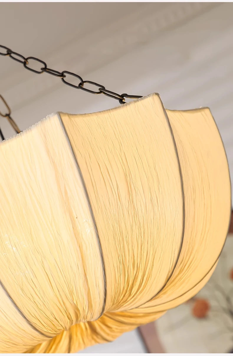 Wabi-Sabi Fabric Pendant Chandelier