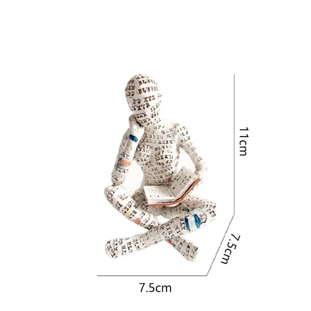 Reading Woman Figurine