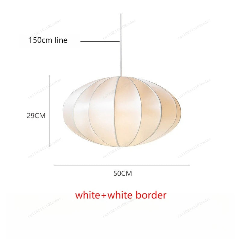 Wabi-Sabi Fabric Pendant Chandelier