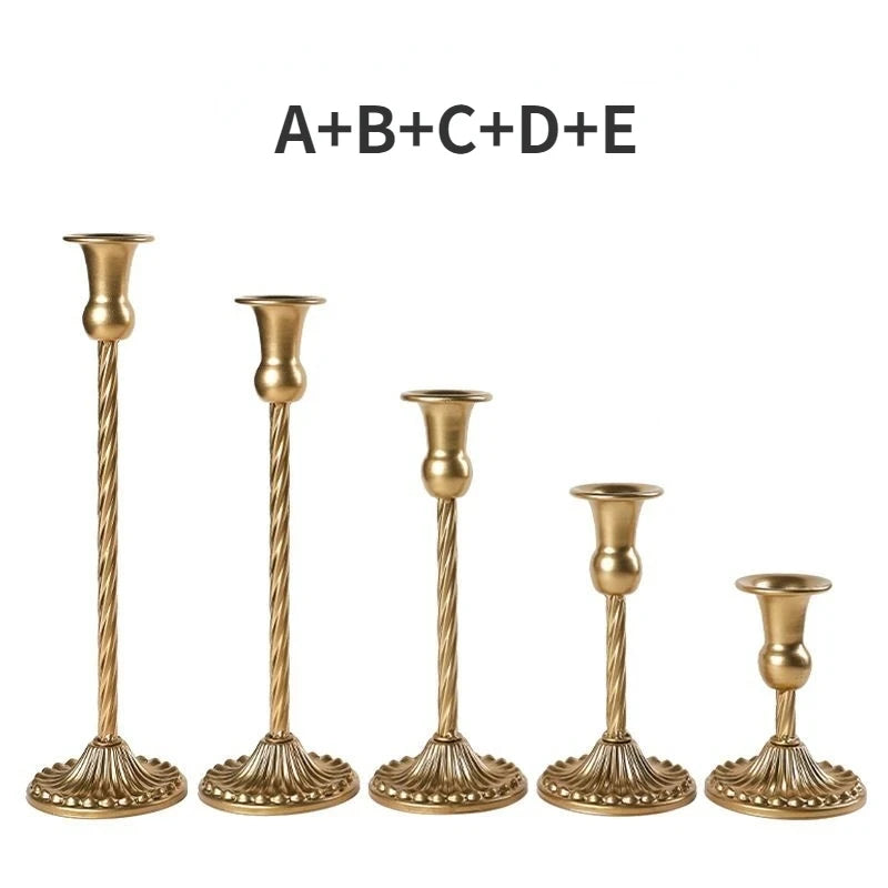 Brass Candlestick (3-Piece Set)
