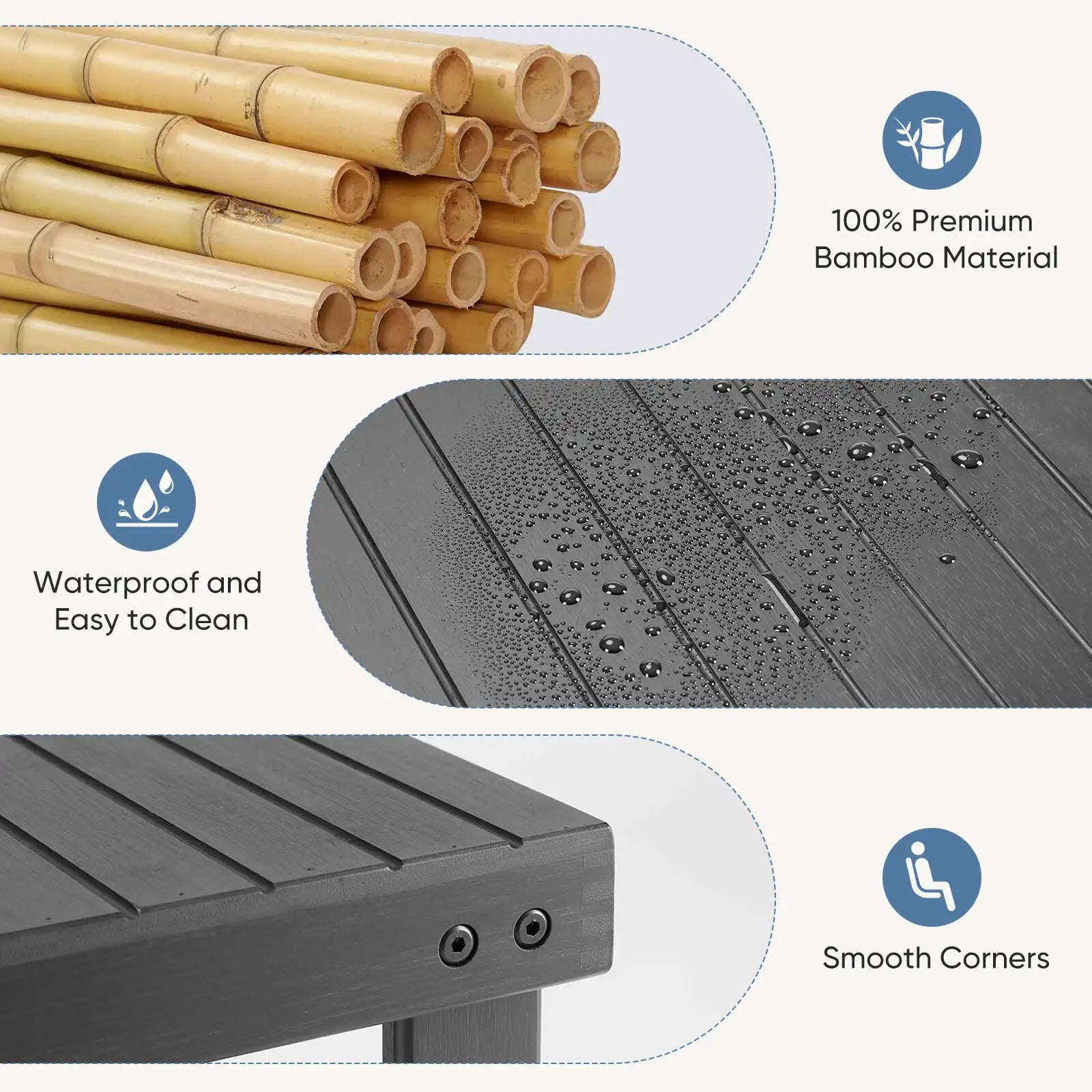 Bamboo Shoe Storage Bench