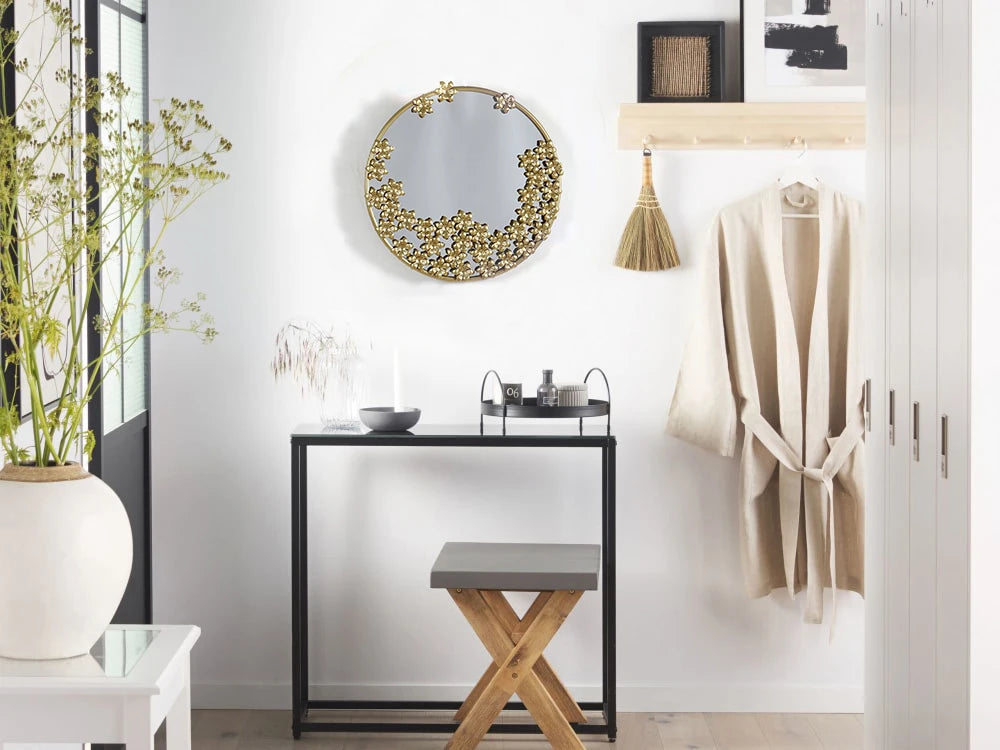 Farmhouse Irregular Gold Wall Mirror