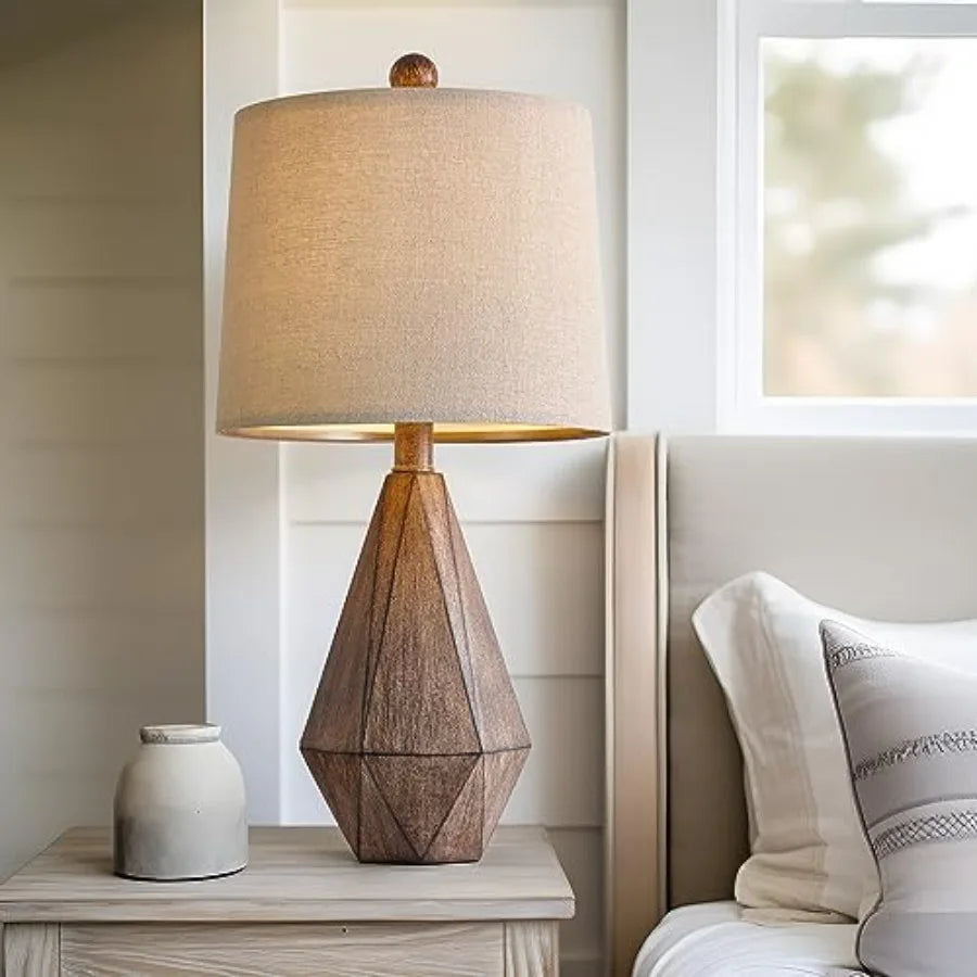 Farmhouse Table Lamp, Set of 2