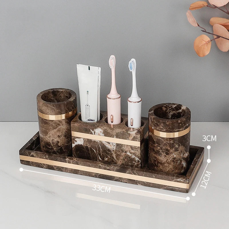 Emperador Dark Marble Set