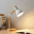 Nordic Wood Bedside Lamp