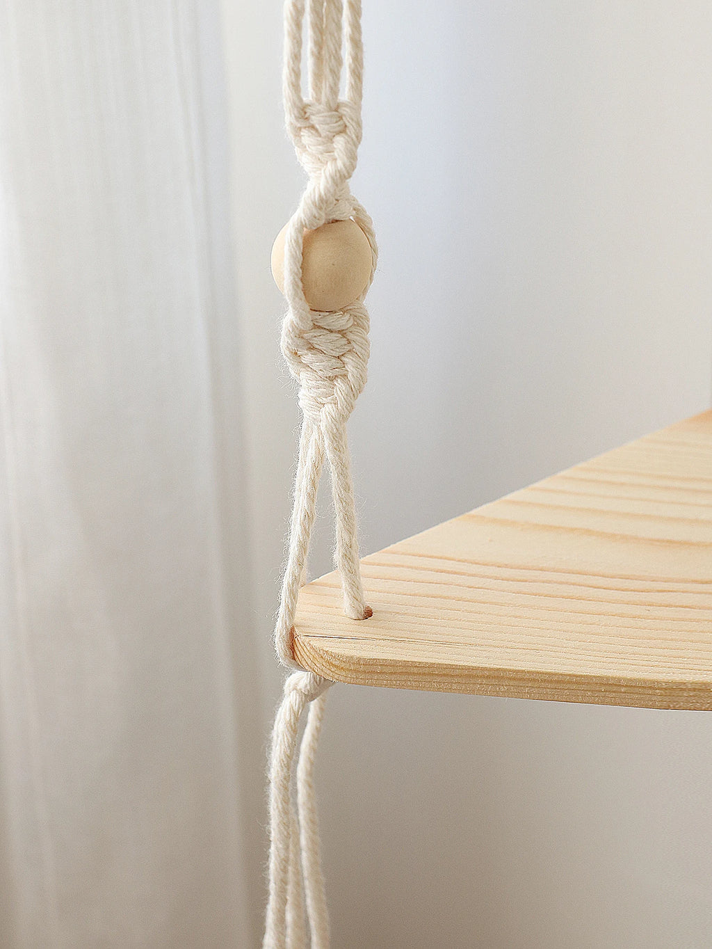 Floating Corner Wall Shelf