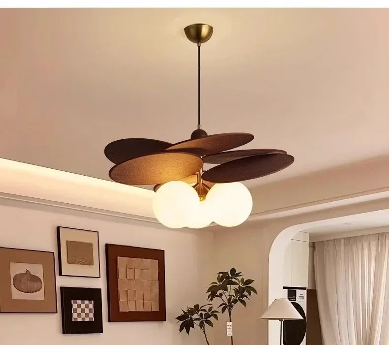 Wabi-Sabi Fabric Pendant Chandelier