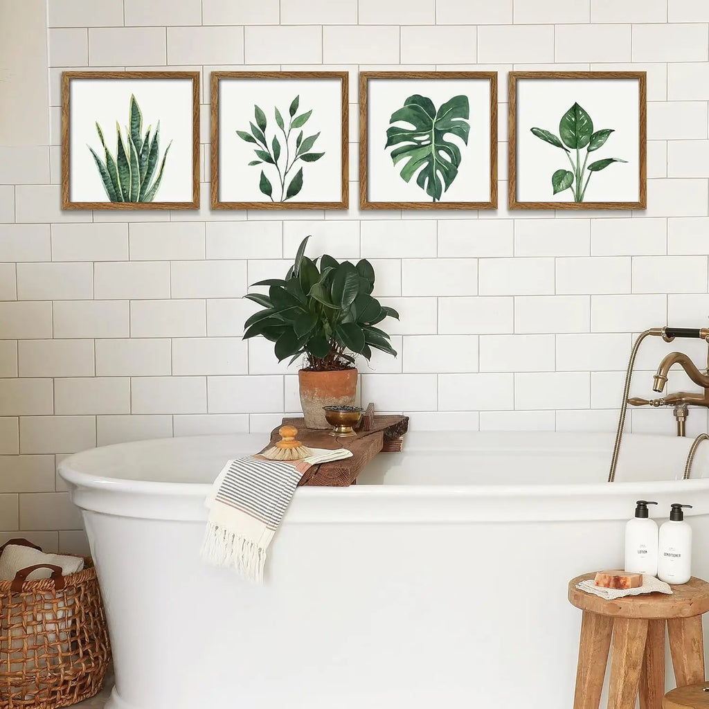 Farmhouse Sage Green Canvas Wall Art
