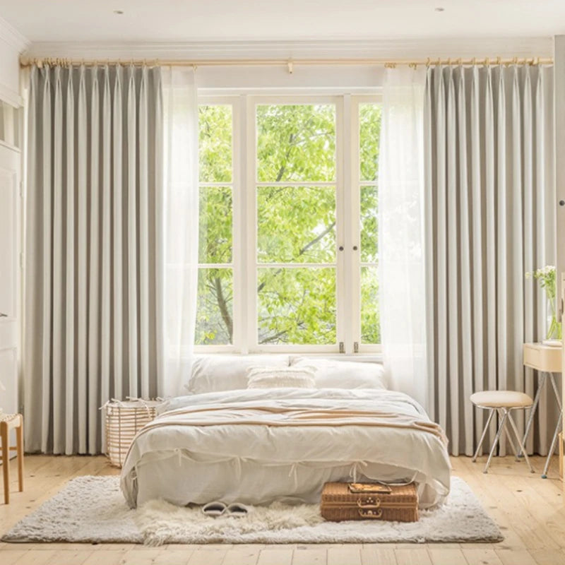 Modern Chenille Blackout Curtains
