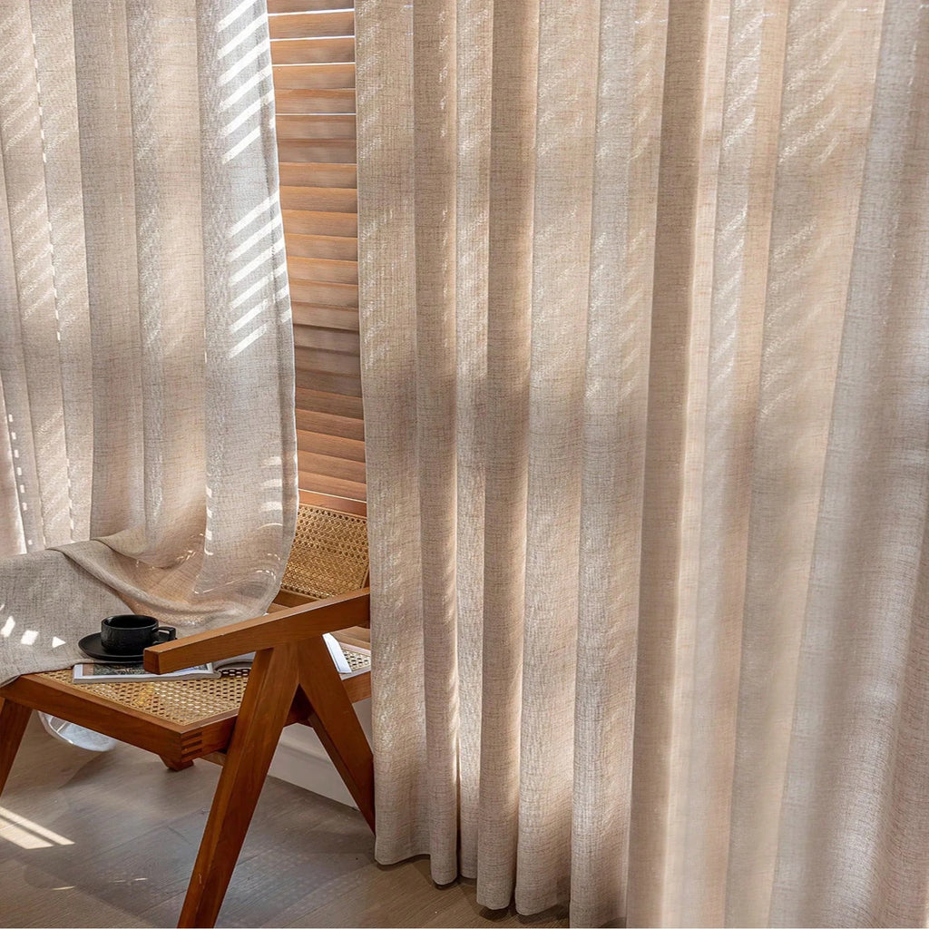 Japanese Linen Sheer Curtain