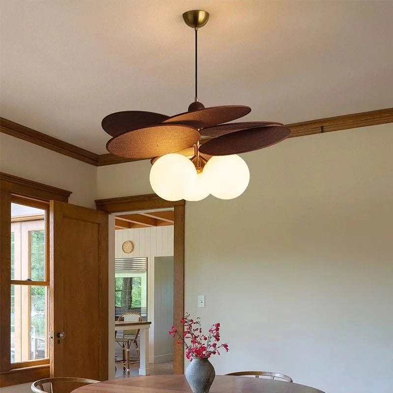 Wabi-Sabi Fabric Pendant Chandelier