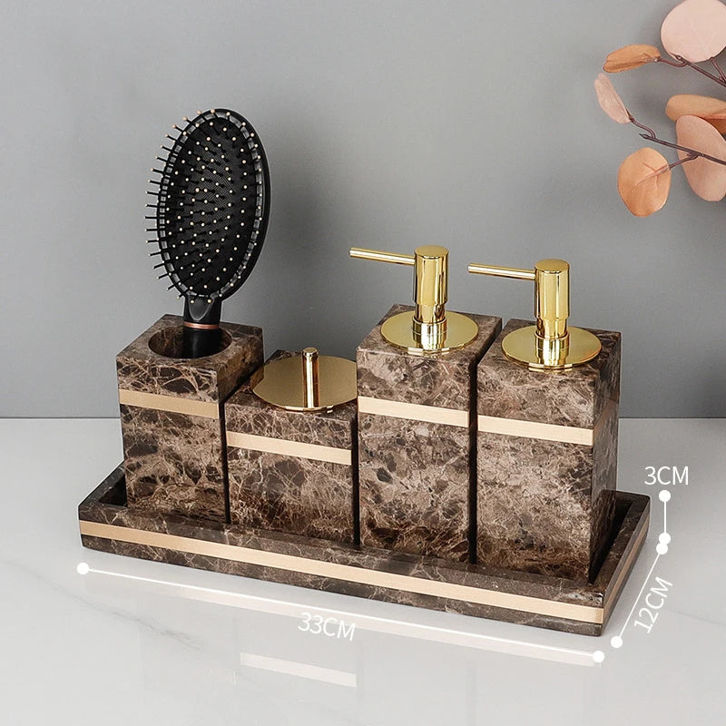 Emperador Dark Marble Set
