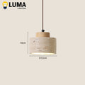 Wabi-Sabi Stone Pendant Lamp