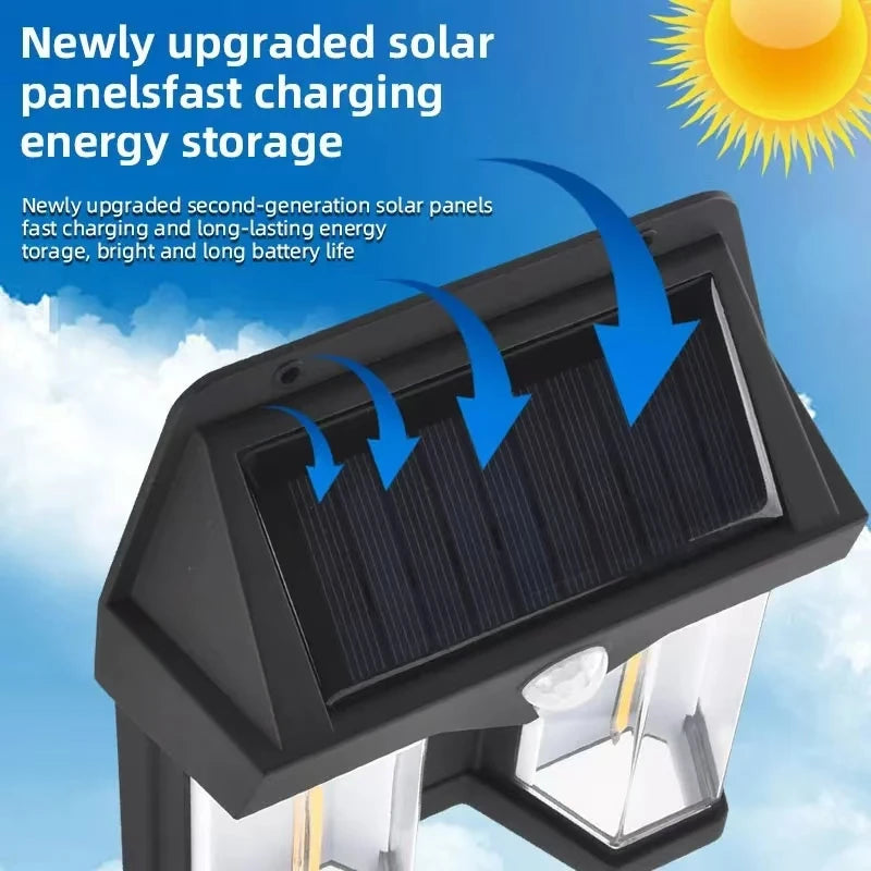 Solar LED Outdoor Wall Light