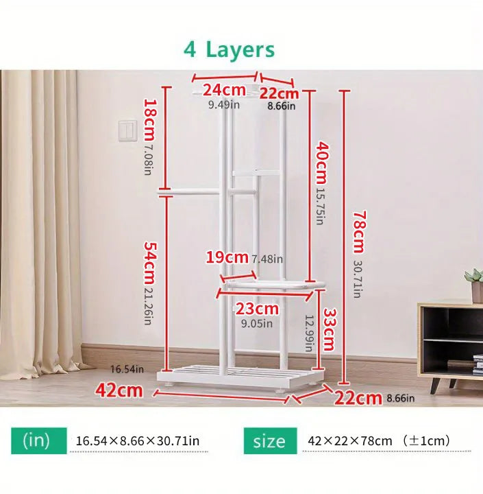 Tiered Iron Plant Stand