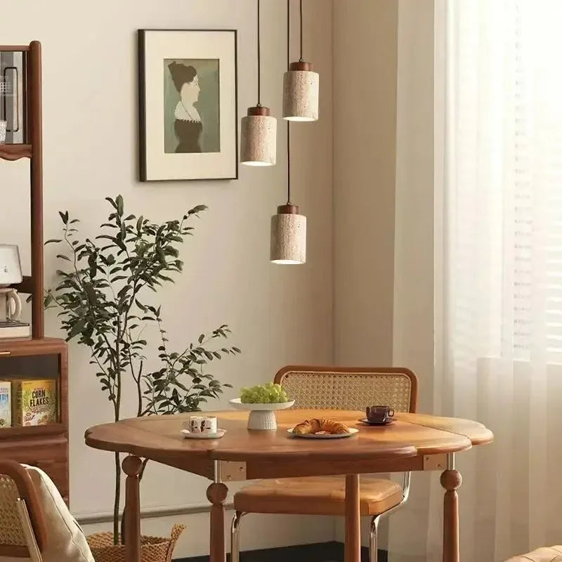 Japanese Wooden Pendant Lamp