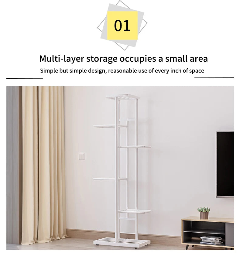Tiered Iron Plant Stand