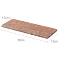 Red Travertine Bath Set