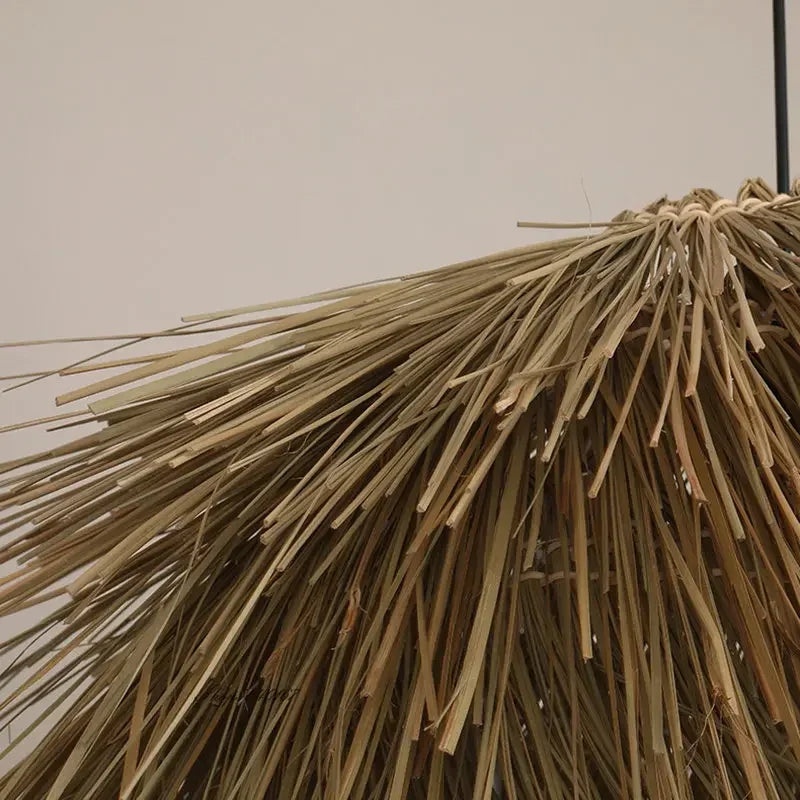 Wabi-Sabi Rattan Pendant Chandelier