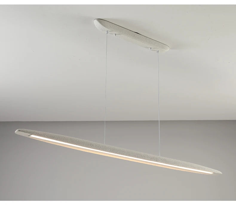 Wabi-Sabi Wood Linear Pendant Light