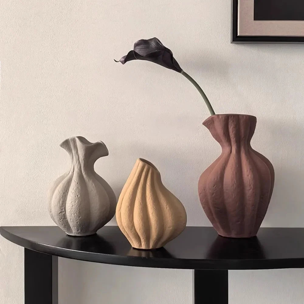 Organic Wabi-Sabi Ceramic Vase