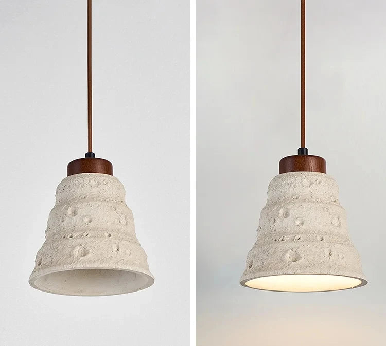 Wabi-Sabi Cement Pendant Chandelier