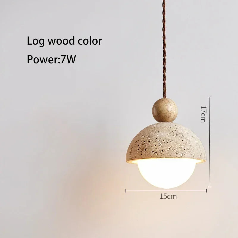 Wabi-Sabi Stone Pendant Chandelier