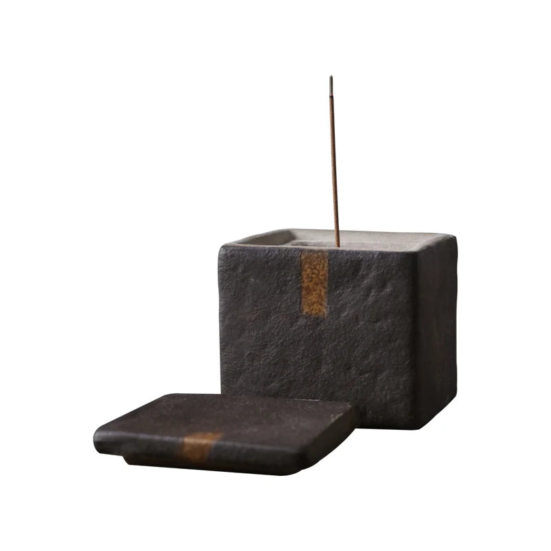 Wabi-Sabi Ceramic Incense Burner