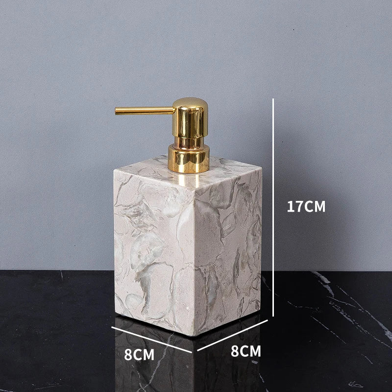 Elegant Marble Bathroom Set