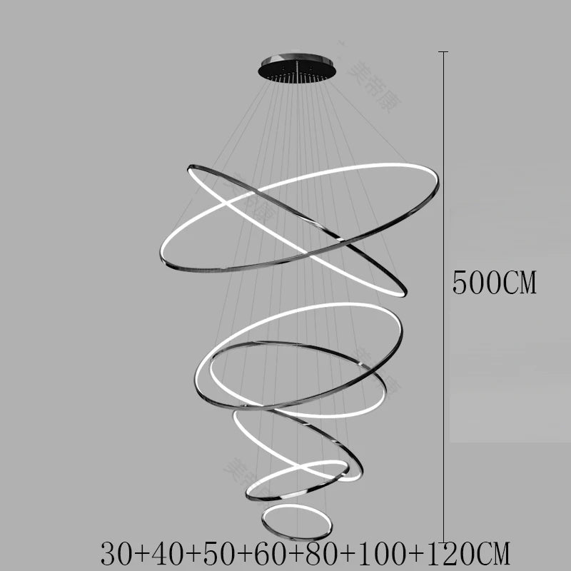 Nordic Acrylic Pendant Chandelier