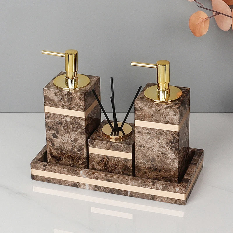 Emperador Dark Marble Set
