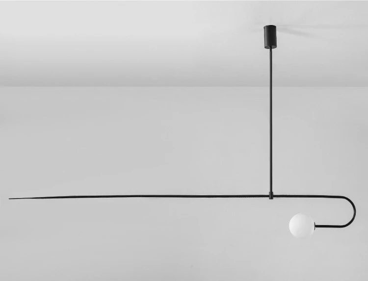 Nordic Glass Arc Pendant Lamp
