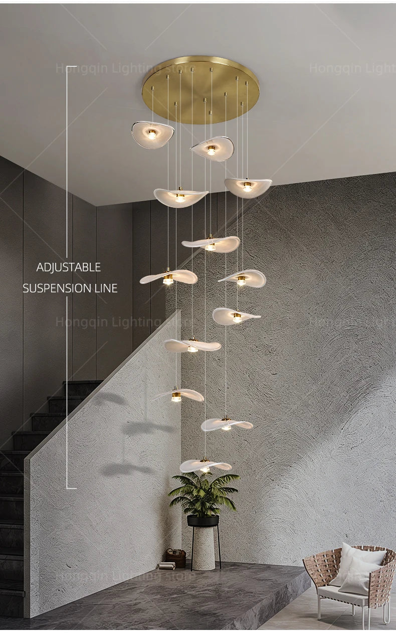 Nordic Stone Pendant Chandelier