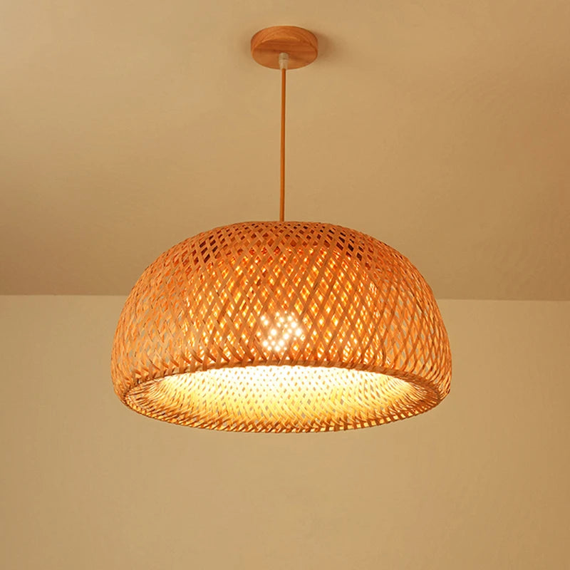 Japanese Bamboo Pendant Lamp