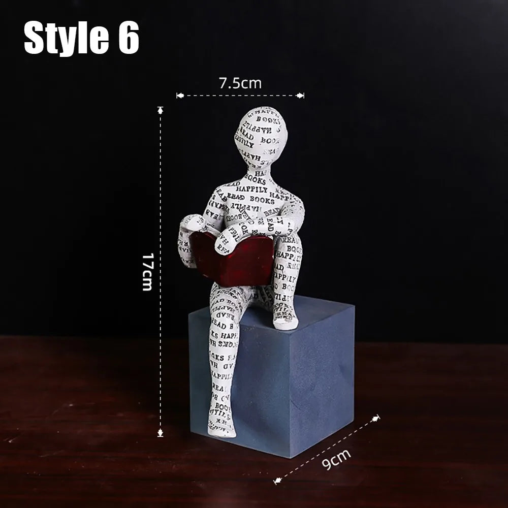 Reading Woman Figurine