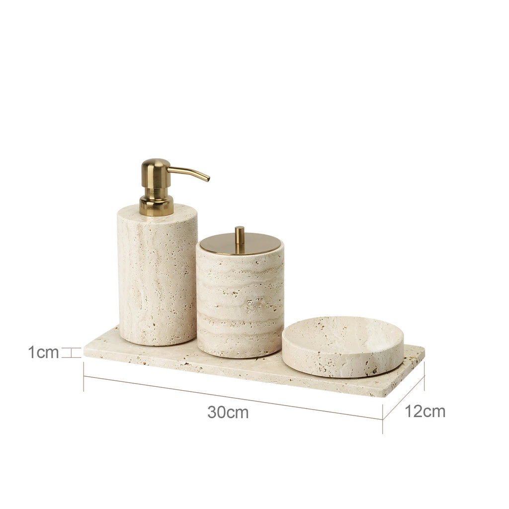 Travertine Bathroom Set