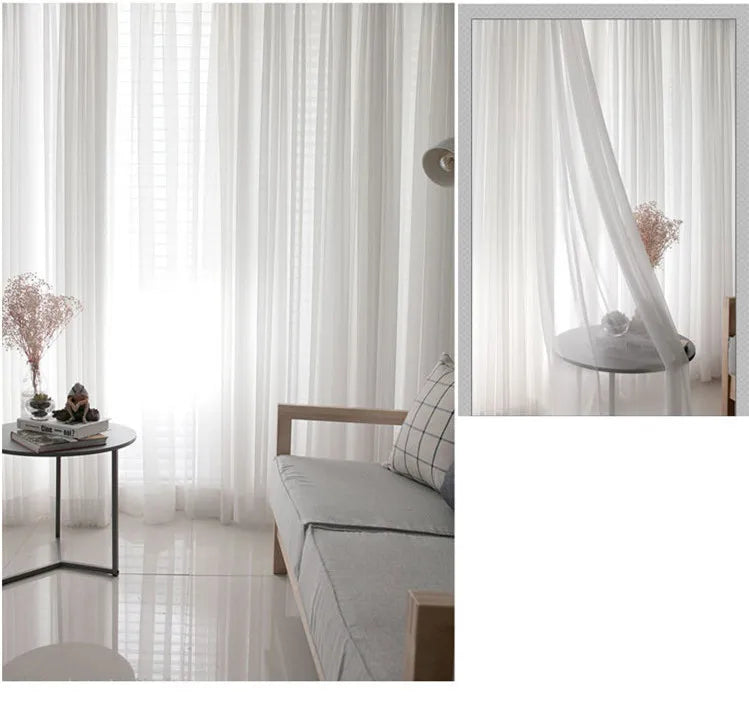 Modern Tulle Sheer Curtains